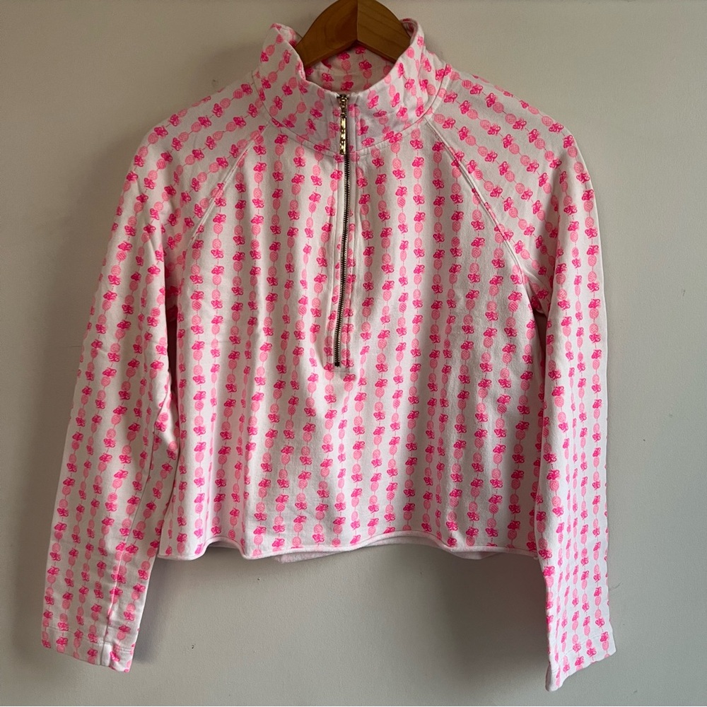 Lilly Pulitzer Pink and White Patterned Top